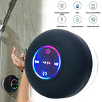 Bluetooth-douchespeaker met ledlicht en zuignap – IPX4