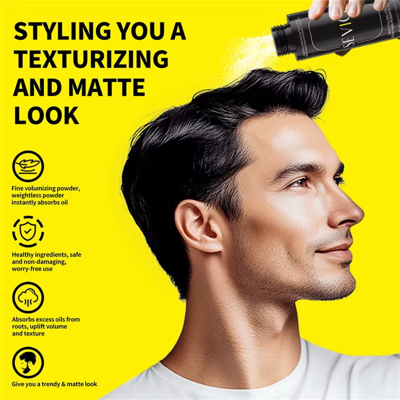 Aanbrengen van SEVICH stylingpoeder voor textuur en matte finish