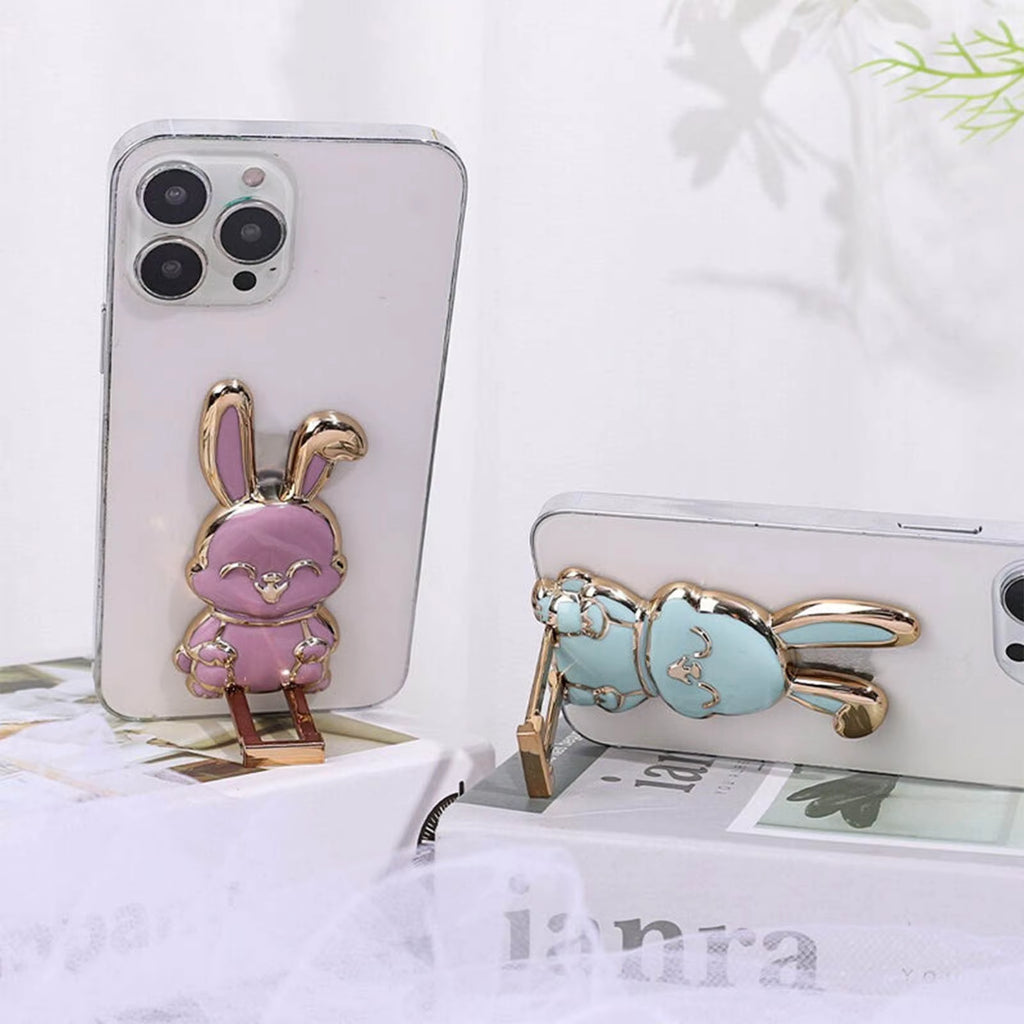 Bunny opvouwbare telefoonhouder – vrolijk konijnenontwerp