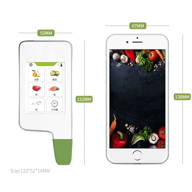 Food Safety Detector Portable New in Food Nitrate Tester Fruits and Vegetables Meat Radiation Nitrate Detection Health Care