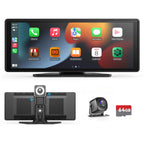 Portable in-car touchscreen, front view