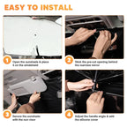 Portable Windshield Sunshade Umbrella - Foldable Auto Exterior Accessory for Daily Car Windshield Cooling, Auto Accessories