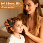 Organic Grass-Fed Beef Tallow Balm with Raw Honey - Handmade All-Natural Moisturizer for Soft, Smooth, Radiant Skin