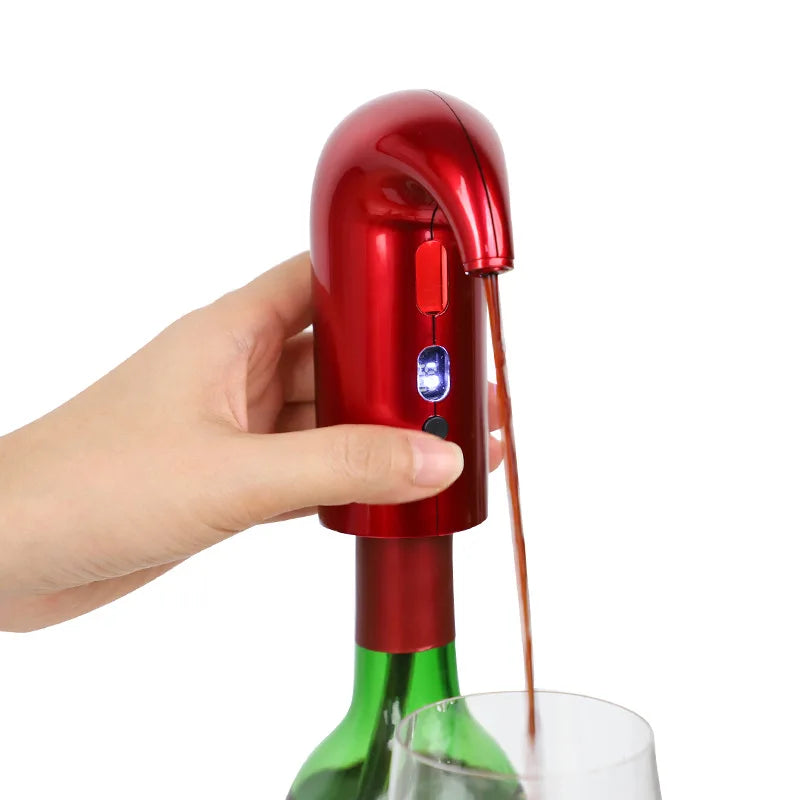 Elevate Your Wine Experience with the Smart Electric Wine Decanter – USB Rechargeable Automatic Pourer and Aerator for Perfectly Oxygenated Red Wine!