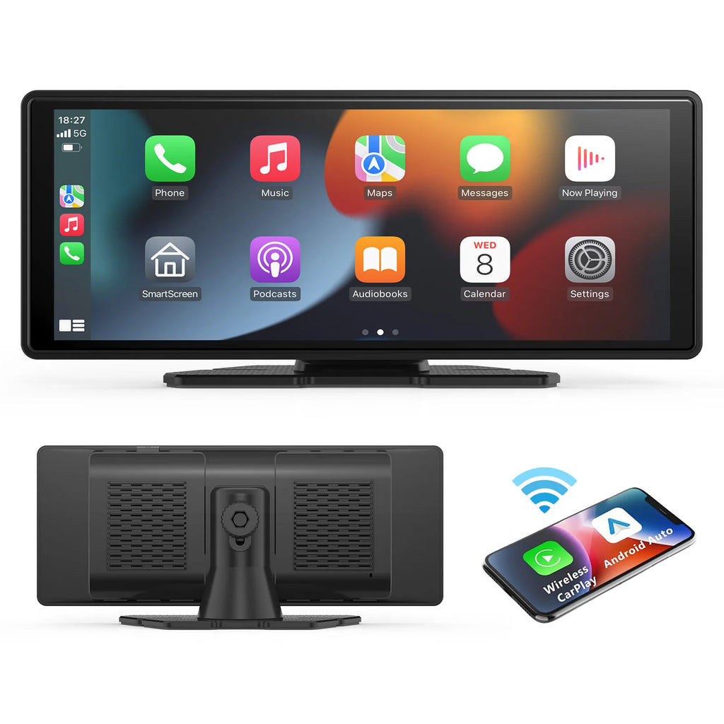 CarPlay and Android Auto display, interface view