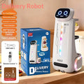 RC Delivery Robot Agile 03 with Double Tray Voice Function Colorful Lights & Sound Effects Kids Interactive Educational Toy Gift