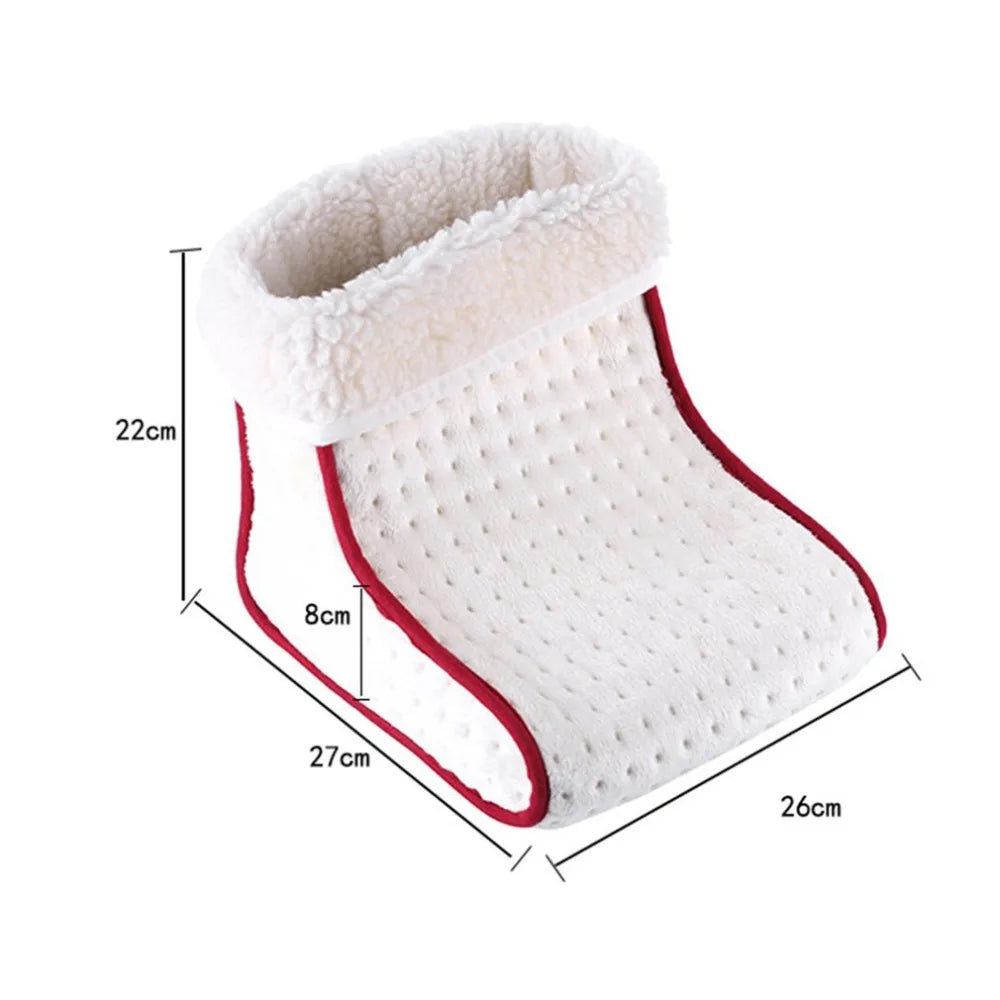 Cosy Heated Plug-Type Electric Warm Foot Warmer Washable Heat 5 Modes Heat Settings Warmer Cushion Thermal Foot Warmer Massage