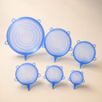 Reusable Silicone Stretch Lids – 6-Piece Set